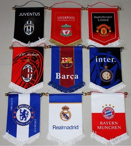 Soccer Pennants & Custom Football Pennants & Soccer Club Flags